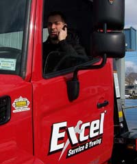 call Excel Service & Towing today